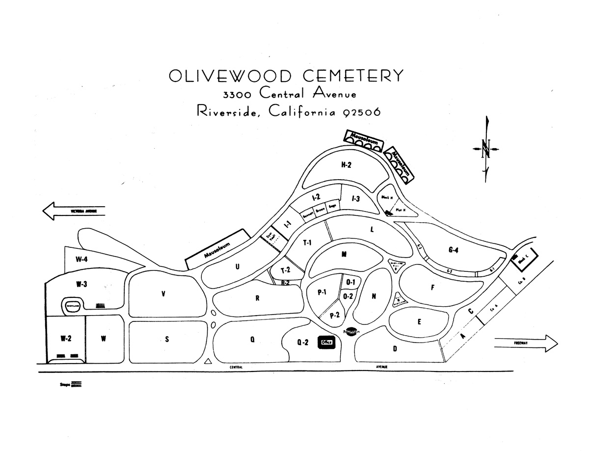 memorial park map